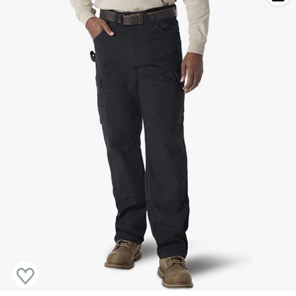 New Wrangler Riggs Workwear Men's Ranger Black Pants 38x32